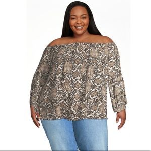 Scoop NYC Plus Size Printed Top